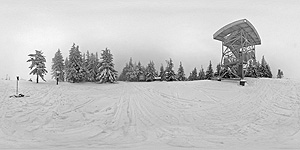 Panorama  Barania Góra 1220 m npm - fot Wojciech Wałczyk www. zdobywcygor.pl